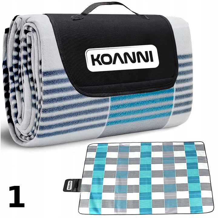 KOC PIKNIKOWY PLAŻOWY MATA Z IZOLACJĄ 200x200