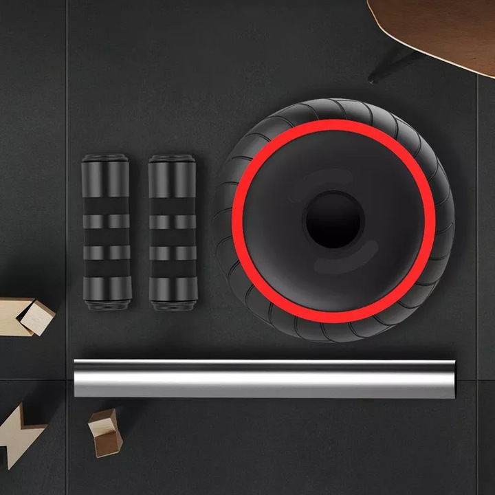 KÓŁKO ROLLER DO ĆWICZEŃ MIĘŚNI BRZUCHA AB WHEEL