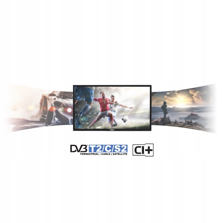 Telewizor LED Emax E390HX-V3 39" HD Ready czarny