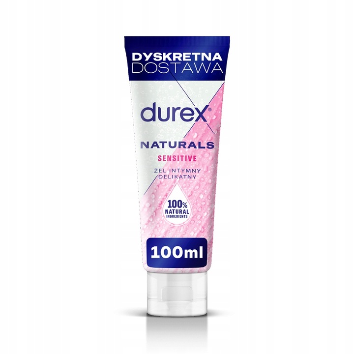 Durex Naturals Sensitive Delikatny Żel Intymny 100 ml Nawilżający z