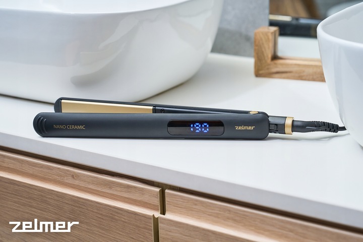 PROSTOWNICA CERAMICZNA DO WŁOSÓW ZELMER REG TEMP 2W1 PROSTOWANIE +