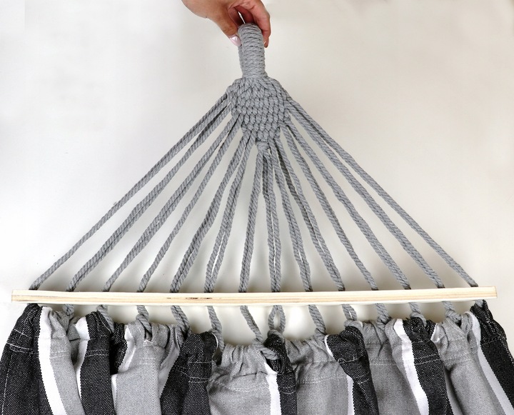 HAMAK OGRODOWY 2-OS HUŚTAWKA XXL 280x150 CM MOCNY + POKROWIEC