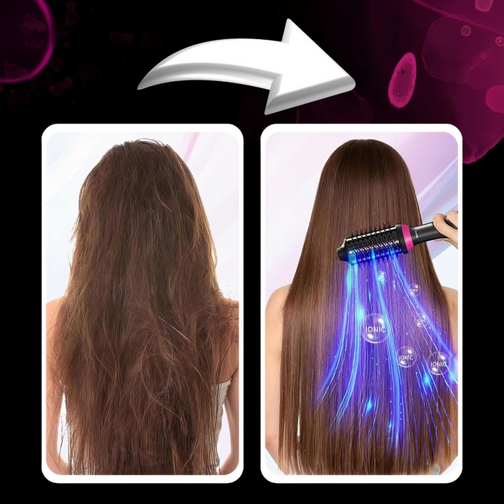 SZCZOTKA SUSZARKA 4W1 WŁOSÓW PROSTOWNICA LOKÓWKA Duża Moc 1000W Szybka