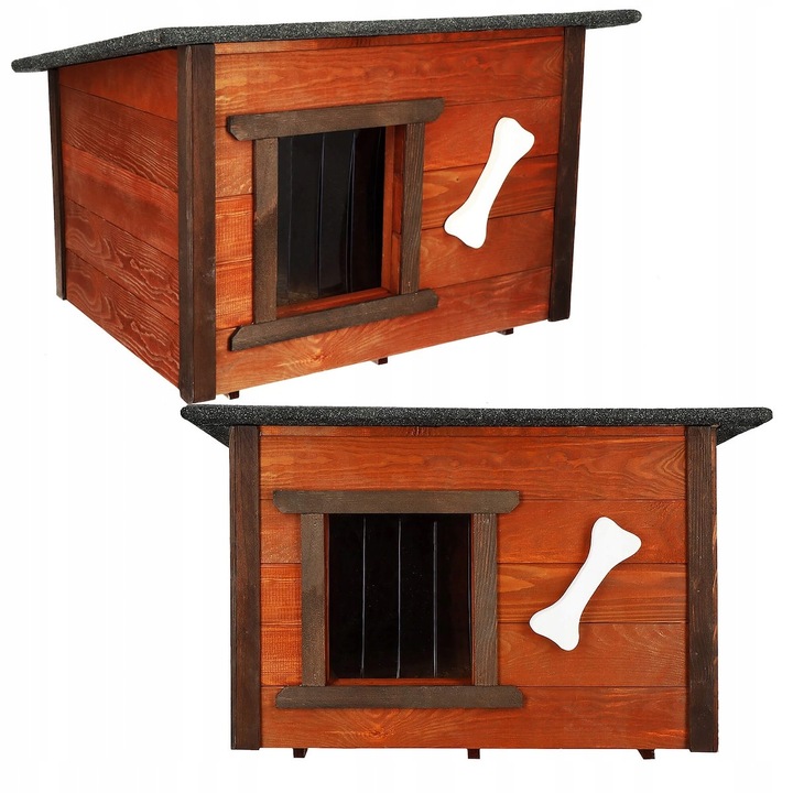 DREWNIANA BUDA DLA PSA OCIEPLANA KURTYNA LEGOWISKO DOMEK OTWIERANY DACH