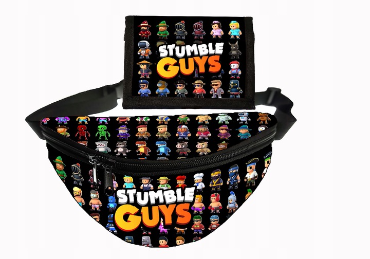 KOMPLET STUMBLE GUYS portfel Saszetka Zestaw GRA