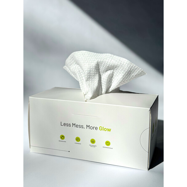 3x ROUTINES Ręczniki jednorazowe do demakijażu i oczyszczania twarzy