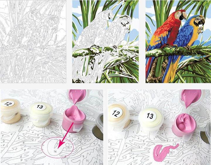 Obraz do MALOWANIA PO NUMERACH 40x50 Twoje-Hobby