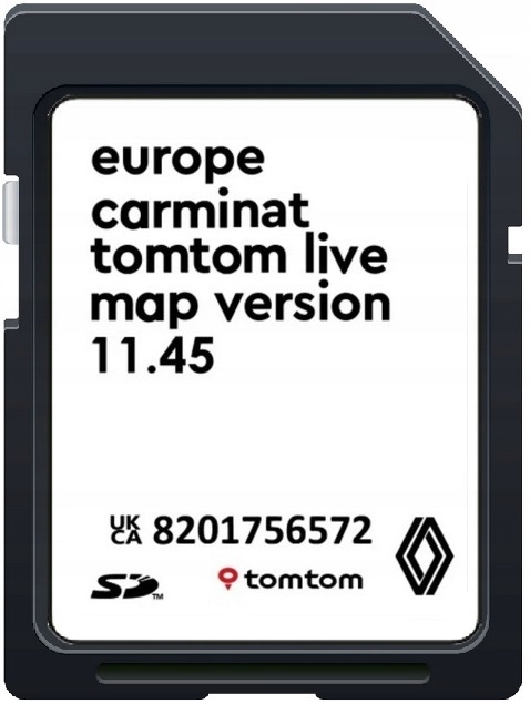 MAPA RENAULT KARTA 11.45 CARMINAT LIVE MEGANE CLIO LAGUNA SCENIC 2026
