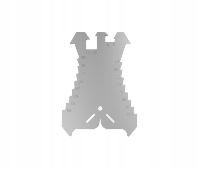 SZABLON TRASERSKI ZNACZNIK 5-100 mm ST100