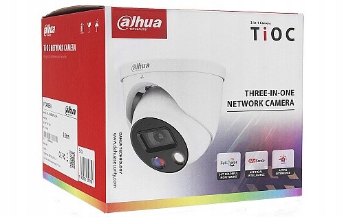 Kamera IP Dahua 5Mpx Głośnik Mikrofon IPC-HDW3549H-AS-PV-0280B-S5 FULLCOLOR