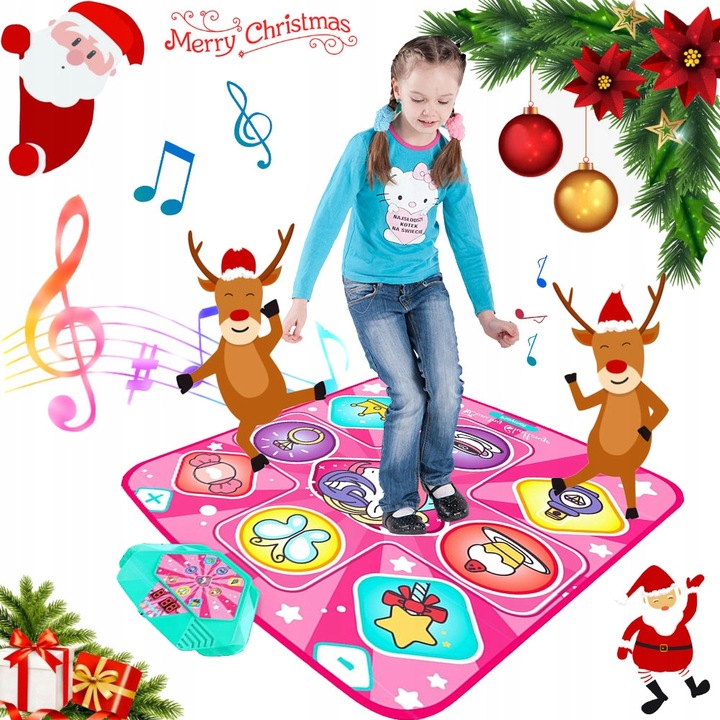 Mata do Tańczenia Dla Dzieci Mata do tańca z muzyką Boże Narodzenie