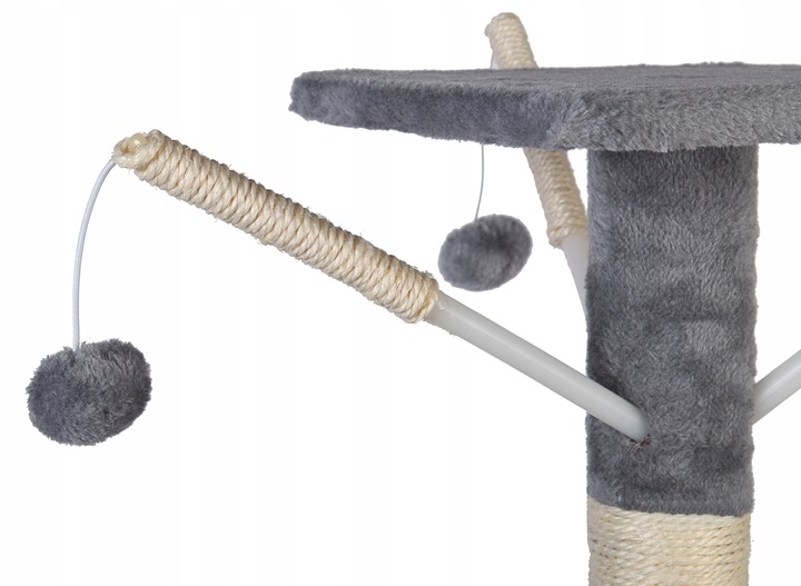 DRAPAK DLA KOTA DOMEK LEGOWISKO SŁUPEK Z ZABAWKAMI