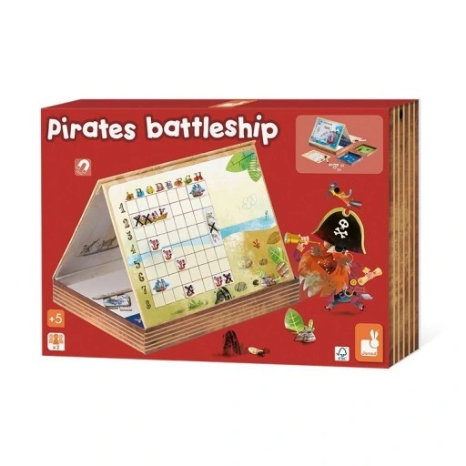 JANOD Gra magnetyczna Statki Pirat Battleship
