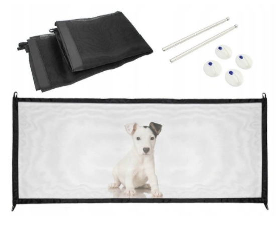 BRAMKA ZABEZPIECZAJĄCA PRZEGRODA DLA PSA KOT DRZWI