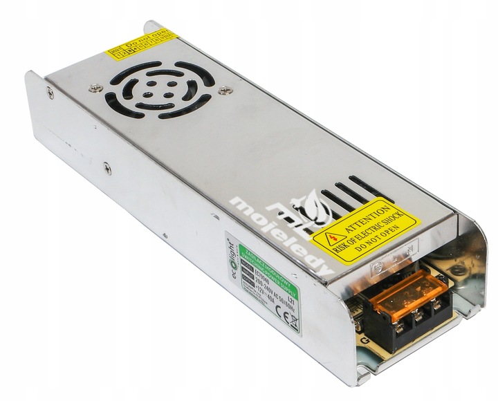 Zasilacz LED Modułowy SLIM Do Taśm LED Transformator 40A 500W 12V
