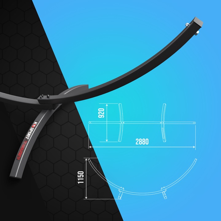 Hamak ze stelażem ogrodowy dwuosobowy stelaż do hamaka stalowy POLSKI