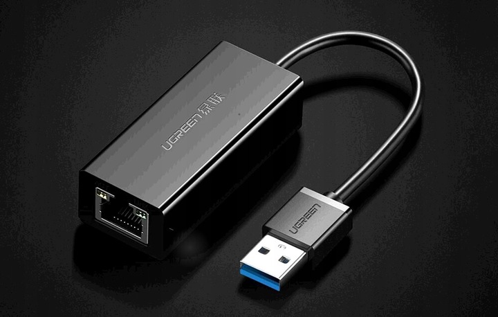 UGREEN NIEZAWODNY KOMPAKTOWY ADAPTER SIECIOWY USB 3.0 DO RJ45 ETHERNET