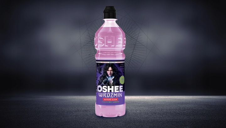 6x OSHEE Isotonic Drink Elixir Wiedźmin bez - agrest 750 ml