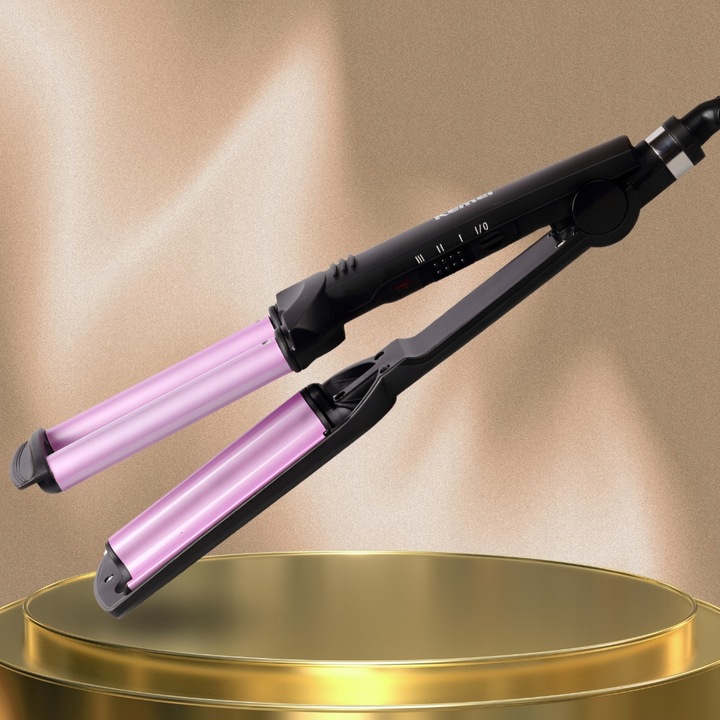 LOKÓWKA DO WŁOSÓW KEMEI FALOWNICA CERAMICZNA KARBOWNICA 55W TPC 200