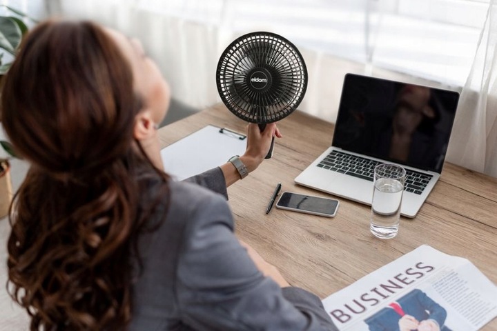 WENTYLATOR BIURKOWY WIATRAK Z KLIPSEM ELDOM WG20 Mocny