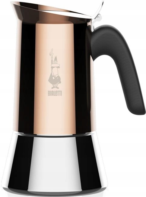 Kawiarka klasyczna stalowa New Venus 6 COPPER BIALETTI 235ml INDUKCJA