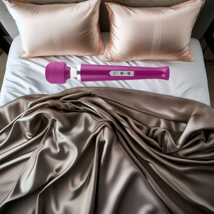 Masażer Łechtaczki Wand 10 Trybów Bezprzewodowy Silikonowy 34 Cm Wibrator