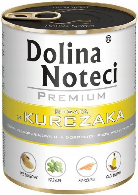 Mokra karma dla psa Dolina Noteci Premium MIX smaków 12x800g