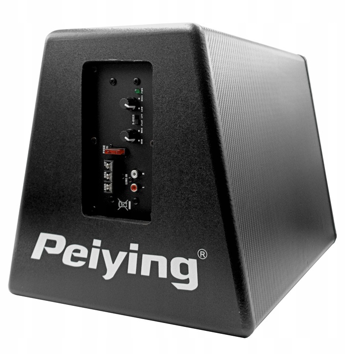 SKRZYNIA BASOWA TUBA OBUDOWA SUBWOOFER + WZMACNIACZ KABLE PRZEWODY