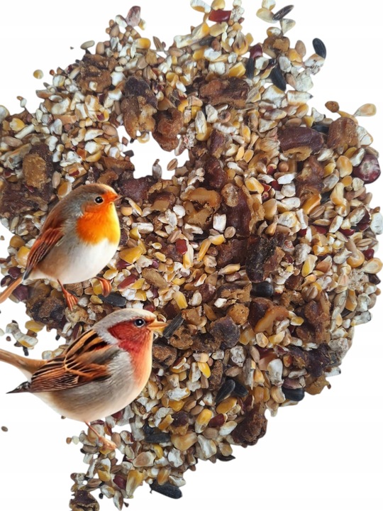 Pokarm dla ptaków dzikich orzechowy karmnik słonecznik 10kg GRATIS KULA