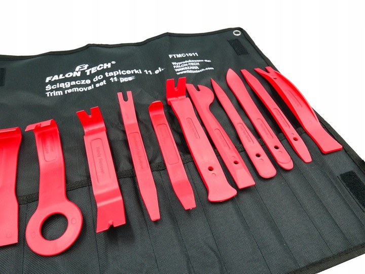 ŚCIĄGACZE DO TAPICERKI ZESTAW ŚCIĄGACZY ŁYŻKI 11el