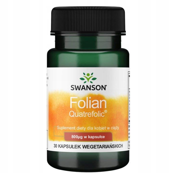 Swanson FOLIAN KWAS FOLIOWY 800 mcg 30 kapsułek