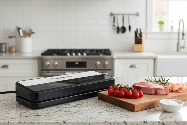 Zgrzewarka próżniowa pakowarka do żywności odsysanie zewnętrzne dwie