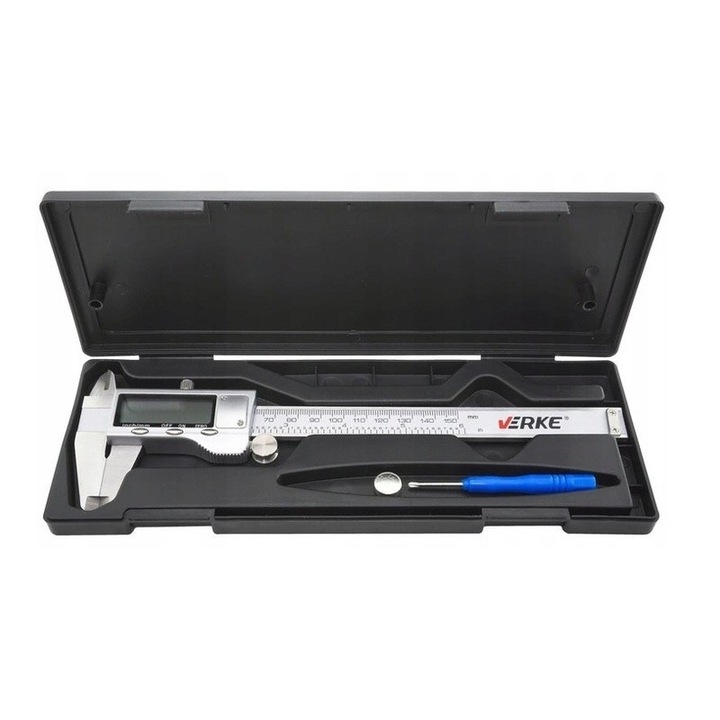 PROFESJONALNA SUWMIARKA ELEKTRONICZNA 150MM METALOWA CYFROWA EKRAN LCD