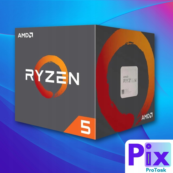 Pix ProTask Komputer Ryzen 5 32GB DDR4 1000GB NVMe Windows 11 Mocny Wydajny