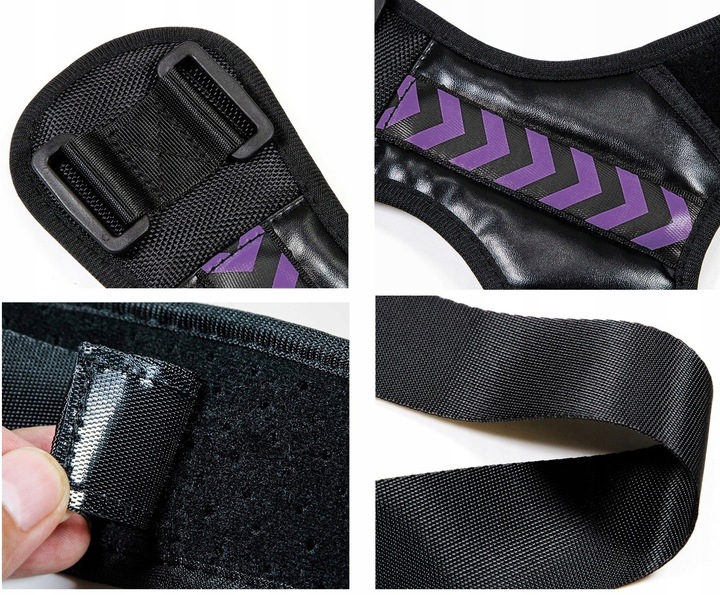 PAJĄCZEK NA PROSTE PLECY KOREKTOR WAD POSTAWY PROFESJONALNY GEARZ ROZMIAR M