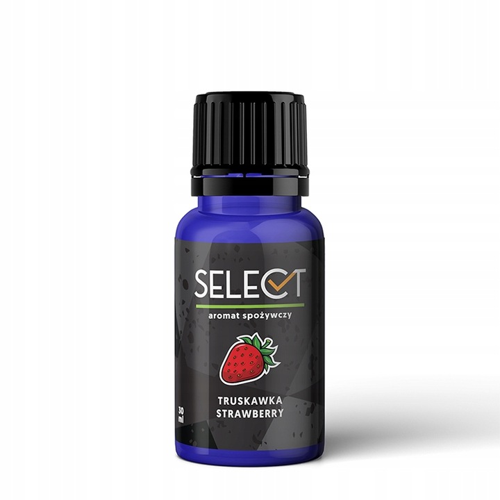 AROMAT SPOŻYWCZY DO CIAST NAPOJÓW SELECT - TRUSKAWKA 30 ML