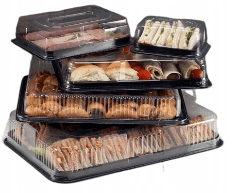 PATERA TACA CATERING ŻYWNOŚĆ TALERZ PÓŁMISEK 25x35 DO DALSZEJ ODSPRZEDAŻY