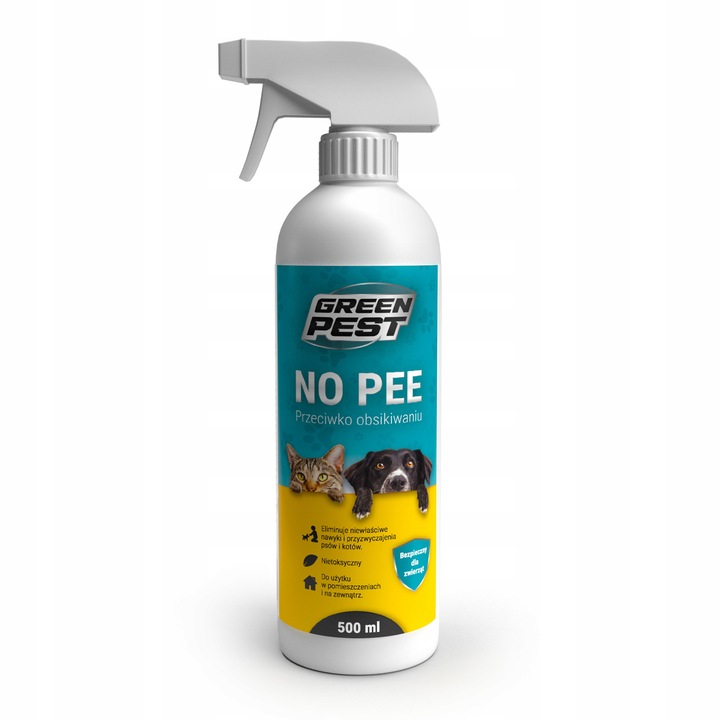 PŁYN ŚRODEK PREPARAT PRZECIW OBSIKIWANIU KOTÓW PSÓW NO PEE 500ML (2