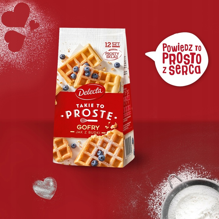 Gofry jak z budki Delecta 3x340g Takie to proste ciasto w proszku