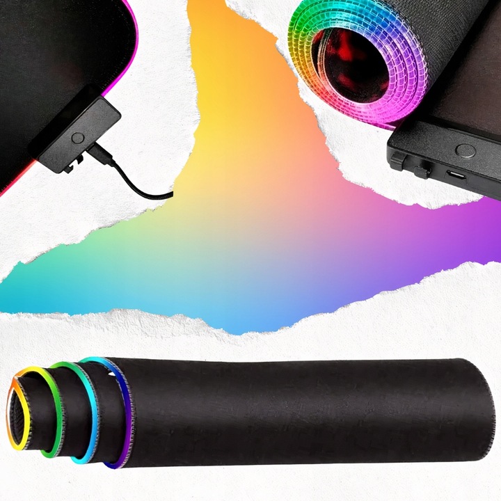 PODKŁADKA GAMINGOWA POD MYSZKE KLAWIATURE 80x30cm DLA GRACZY NA PREZENT