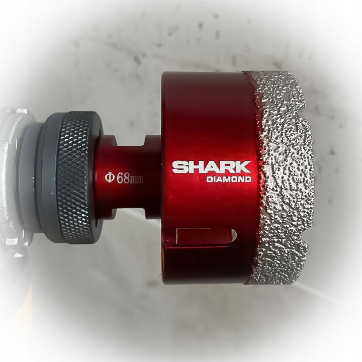 Koronka diamentowa 68mm otwornica gres wiertło m14 Shark