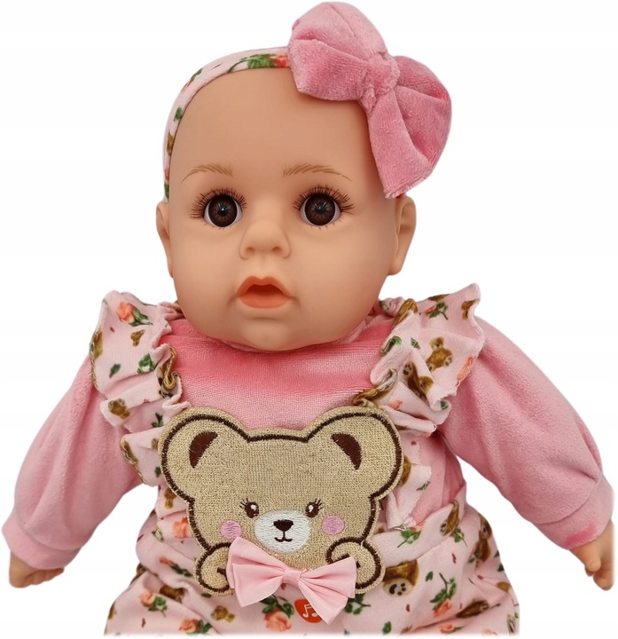 LALKA BOBAS MÓWI I ŚPIEWA PO POLSKU 45CM+SMOCZEK_73