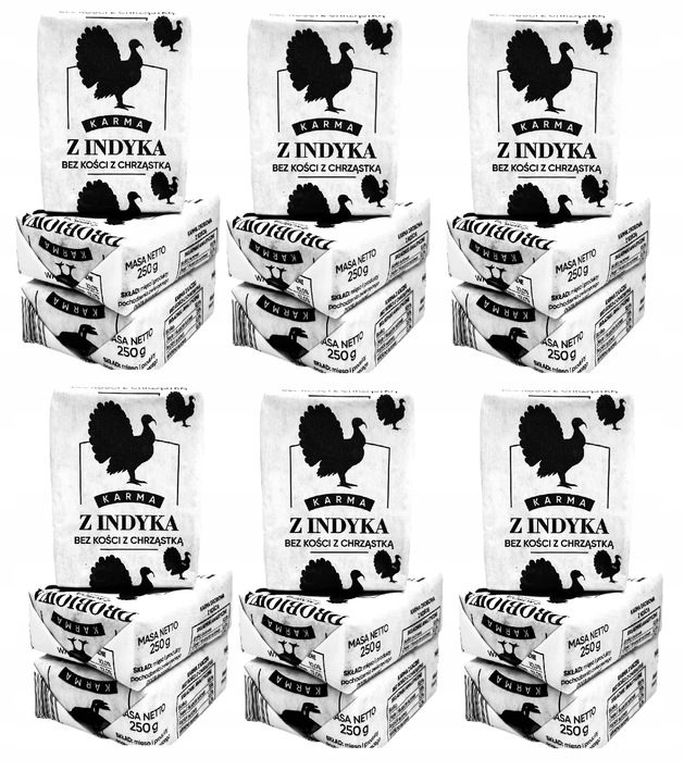 10 KG MIĘSO MROŻONE DLA PSA Z INDYKA BEZ KOŚCI INDYCZE BARF KARMA INDYK