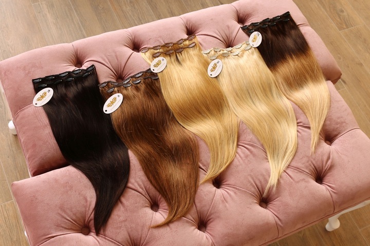 Włosy doczepiane naturalne CLIP-IN 50-55cm 3 taśmy