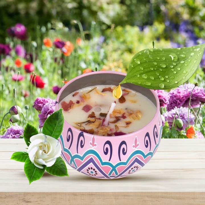 ŚWIECE ZAPACHOWE ZESTAW 12 SZTUK SOJOWE NA PREZENT DLA MAMY BABCI