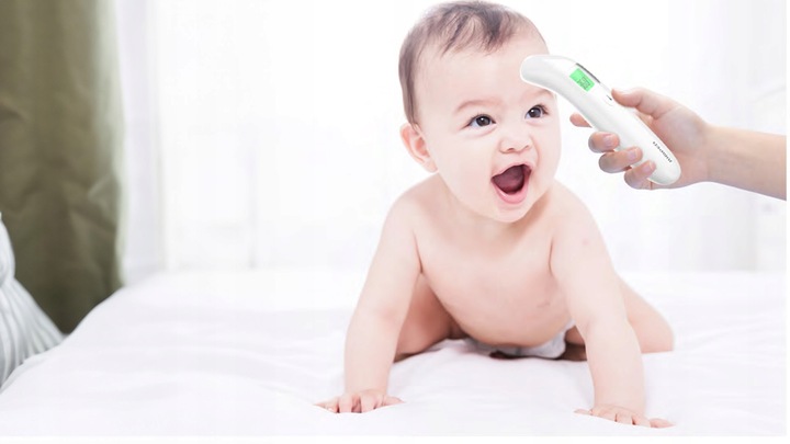 MEDYCZNY termometr bezdotykowy podczerwień do ucha czoła JUMPER JPD-FR403