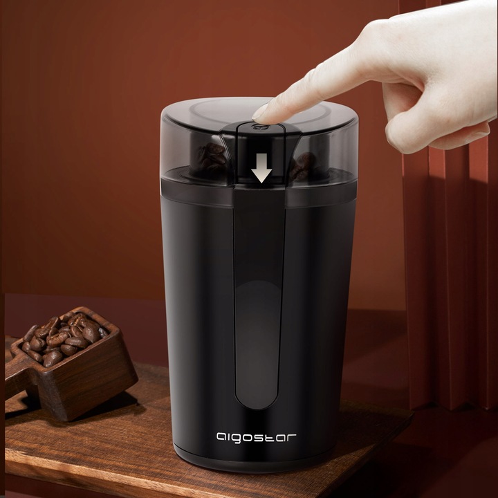 MŁYNEK ELEKTRYCZNY AIGOSTAR DO KAWY DO ZIAREN ZIÓŁ ORZECHÓW 200W