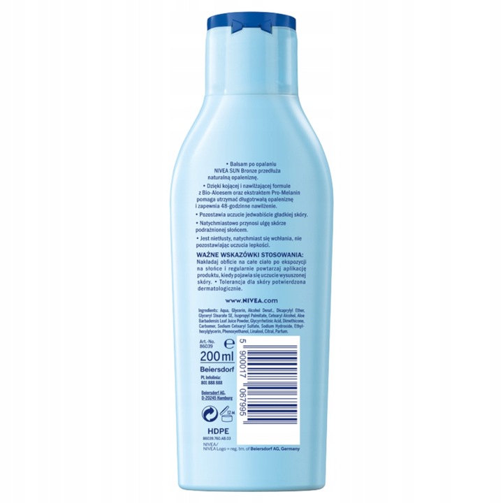 NIVEA SUN Balsam po opalaniu nawilżający przedłużający opaleniznę