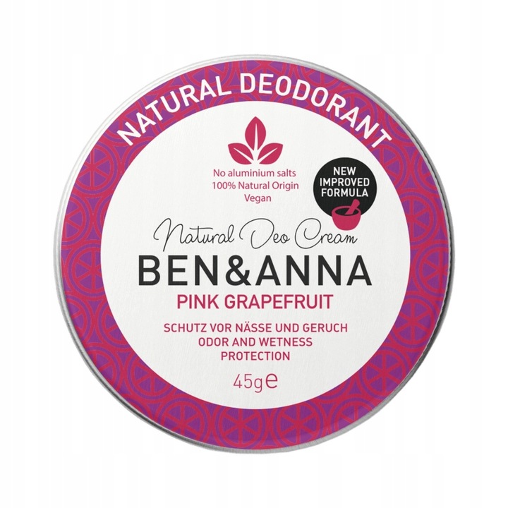 NATURALNY DEZODORANT NA BAZIE SODY PINK GRAPEFRUIT