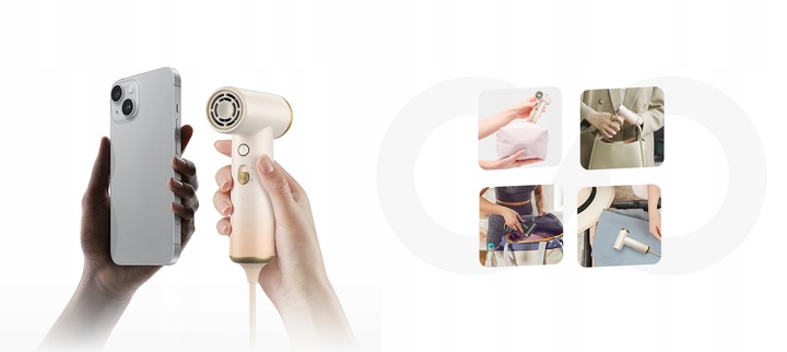 Mocna Super Mała Suszarka do Włosów COSHARE SuperMINI Podróżna 800W